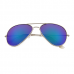 Aviator Pilotenbril Groen Blauw Spiegel