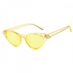 Cat Eye Sunglasses Yellow Butterfly