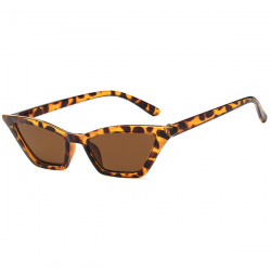 Cat Eye Sunglasses Leopard Small