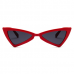 Cat Eye Zonnebril Triangle Rood