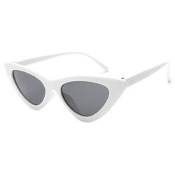 Cat Eye Sunglasses White