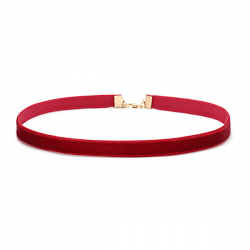 Choker - Dames - Rood Vinyl