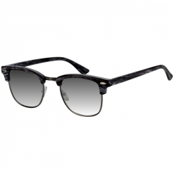 Clubmaster Woodlook Silver Mirror