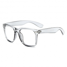 Computerbril - Anti Blauwlicht Bril - Wayfarer - Transparant