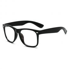Computerbril - Anti Blauwlicht Bril - Wayfarer - Zwart