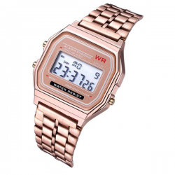 Digital Retro Watch Rosé
