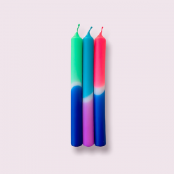Dip Dye Neon Kaarsen - Forever Tulum