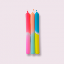 Dip Dye Neon Kaarsen - Lovin South Beach