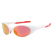 Hardloop Zonnebril - Wit Frame - Rode Glazen - Gepolariseerd Hardloop Zonnebril - Wit Frame - Rode Glazen - Gepolariseerd