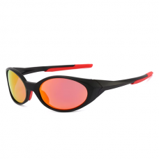 Hardloop Zonnebril - Zwart Frame - Rode Glazen - Gepolariseerd Hardloop Zonnebril - Zwart Frame - Rode Glazen - Gepolariseerd