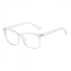 Kinder Computerbril - Anti Blauwlicht Bril - Wayfarer - Transparant