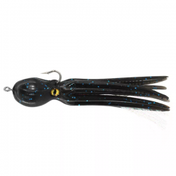 Kunstaas Inktvis Zwart Blauw - 11cm