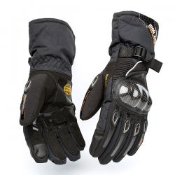 Motorhandschoenen Zwart - Winter - Carbon - Waterproof - Windproof - Touchscreen