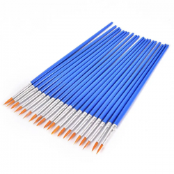 Penselen Blauw - Klein - Set van 20 stuks
