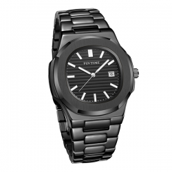 Pin Time Black Steel - Heren Horloge