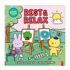 Sunny Vibes - Rest and Relax - Kleurboek voor alle leeftijden - 20 pagina's