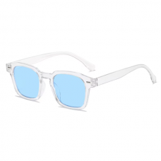 Retro Zonnebril 2026 - Transparant Frame - Blauwe Glazen Retro Zonnebril 2026 - Transparant Frame - Blauwe Glazen