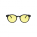 Ronde Kinder Zonnebril - Zwart - Gele Glazen