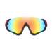 Sport Zonnebril Rocker Zwart Rood Rainbow