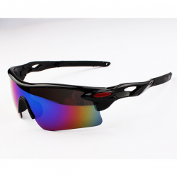 Sport Sunglasses Black Rainbow