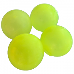 Sticky Balls - Glow in the Dark - Globbles - Yellow - 4 pcs
