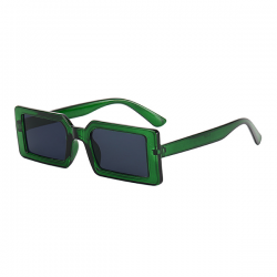 Vierkante Dames Zonnebril Vintage - Groen