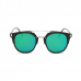 Wayfarer Retro Flat Groen Blauw Spiegel