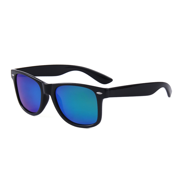 Wayfarer Zonnebril Blauw Spiegel - Gepolariseerd